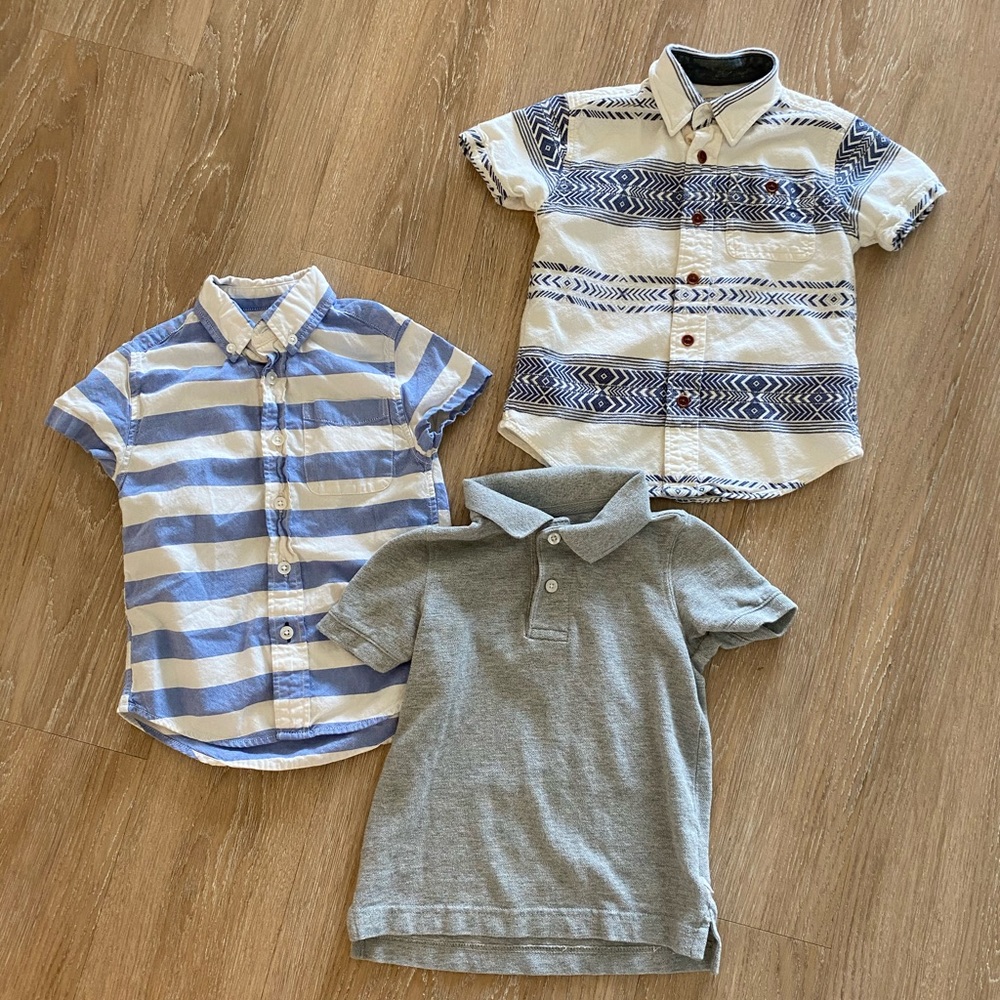 Toddler boys Button up bundle!